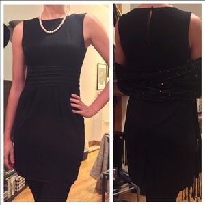❤️ Banana Republic Black Wool Dress Size: 2